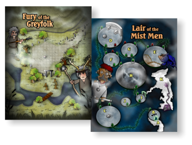Lair of the Mist Men Maps